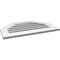 Ekena Millwork Octagonal Top Surface Mount PVC Gable Vent: Functional, w/ 3-1/2"W x 1"P Standard Frame, 30"W x 20"H GVPOT30X2001SF - alternate 2